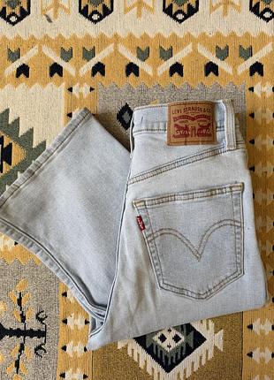 Джинси кльош levi's ribcage bootcut / wide-leg з високою посадкою