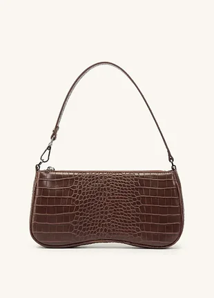 Женская сумка на плечо 01 pei eva shoulder handbag brown croc