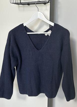 Светр жіночий h&m темно-синій