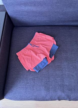Спортивні подвійні шорти h&m