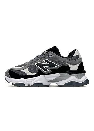 Мужские кроссовки new balance 9060 grey black white