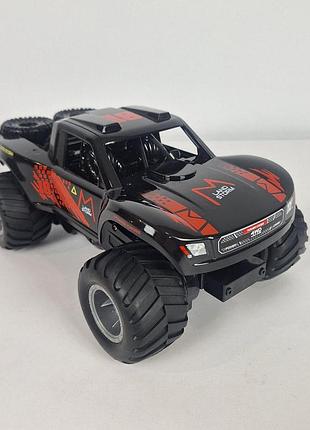 Радиоуправляемая машинка-амфибия jjrc q156 (1:16) для суши и воды черный с красным