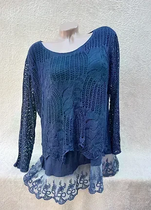 Кофточка в стилі бохо,р48-50💙💙💙