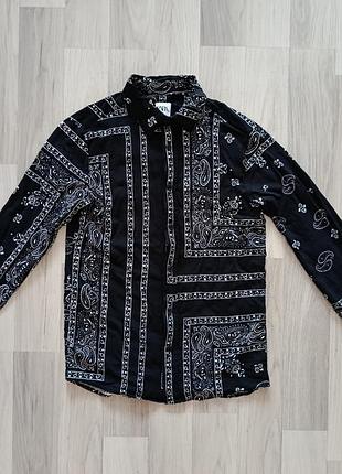 Рубашка zara стильная