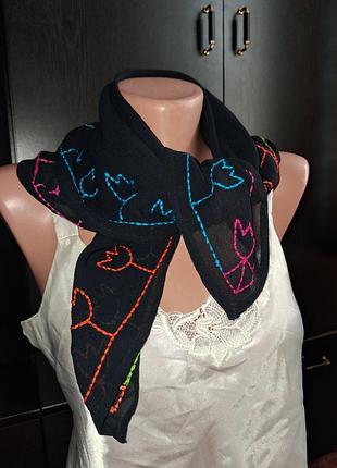 Шейный платок с 100%rayon (вискоза)бренда elvi (65×65см)