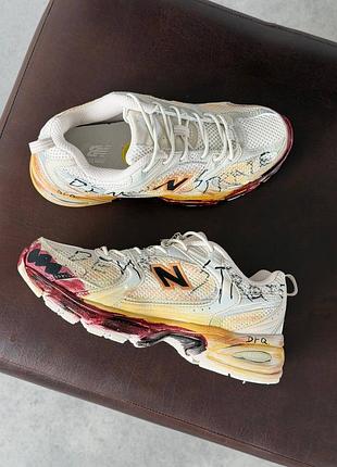 Кросівки new balance 530 custom beige red