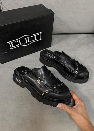 Мюлі шкіряні cult