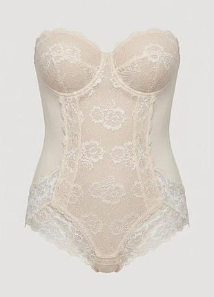 Мереживний боді сітка з чашками m&s 80d 40 uk12 l🔥🔥🔥