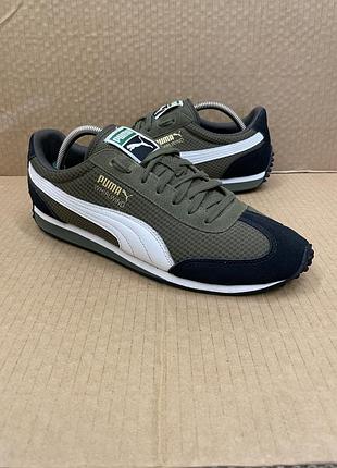 Кросівки puma whirlwind класичні (eur 42 / 27 см) оливкові