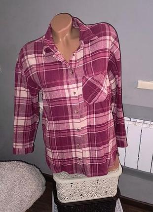 Рубашка в клетку 10 размер