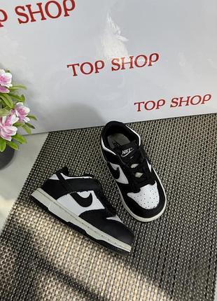 Оригінальні кросівки nike dunk шкіра дитячі