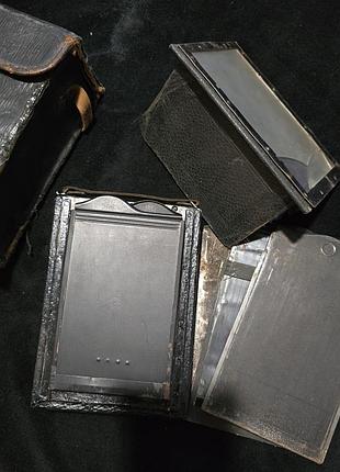 Пластинчатий фотоапарат c.a. steinheil &amp; shne german plate folding camera 9x12 cm
