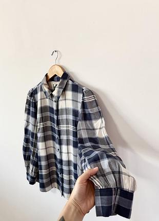 Сорочка в клітинку з натуральної тканини f&f🌿