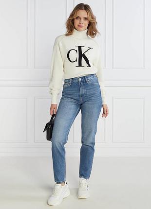 Оригинальные джинсы calvin klein (100% хлопок, зауженные книзу)