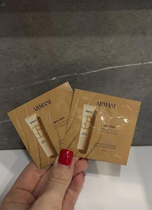 Новинка, оригінал тональний флюїд armani skin tint long-wear & care  (колір: m1)