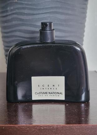 Парфумована вода унісекс costume national, scent intense, залишок більше половини 50+ мл.