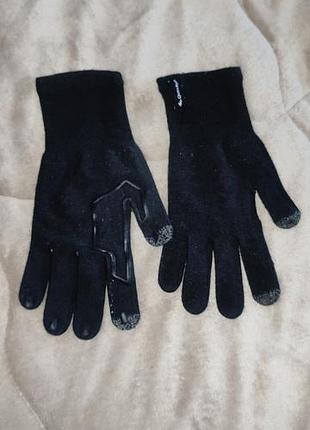 Перчатки from factory rep для сенсорного экрана decathlon черные
