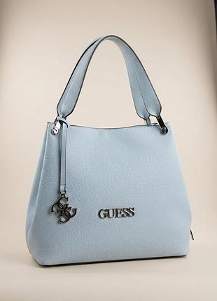 Брендова сумка guess 2в1 (з маленькою сумочкою)