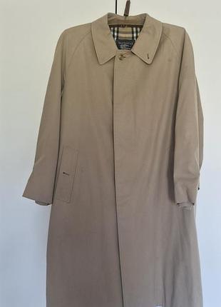 Оригинальный винтажный тренч burberry made in england
