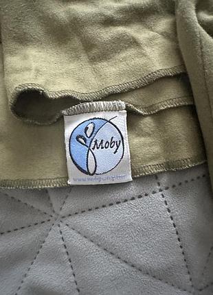 Слінг-шарф moby wrap для новонароджених, хакі, оригінал