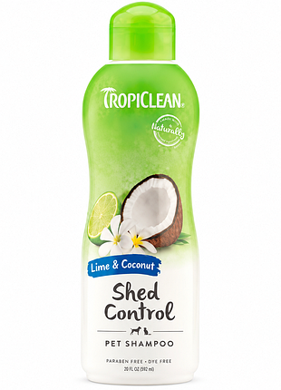 Шампуни tropiclean шампунь "лайм и кокос" для ускорения линьки у котов и собак 355 мл (202528)