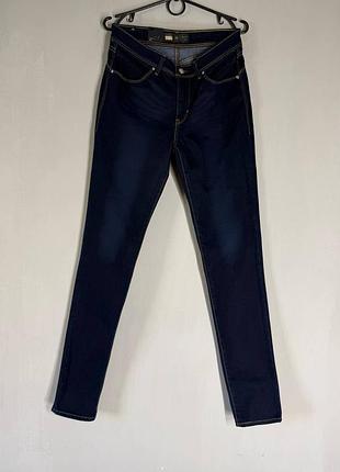 Жіночі джинси скіні levi's revel demi curve skinny w29 темно-сині нові з етикеткою