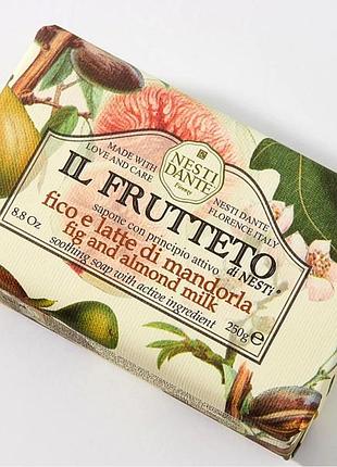 Italy, nesti dante fig and almond milk, нишевое натуральное парфюмированное флорентийское  мыло   миндаль,инжир, для лица, тела, волос, fico, шампунь