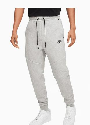 Спортивні штани nike sportswear tech fleece - сірий