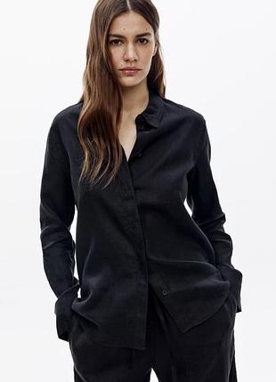 Лляна сорочка zara