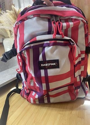 Рюкзак eastpak рожево-сіро-фіолетовий
