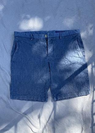 Брендові шорти zara man (розмір 34/l) синього кольору, бавовна