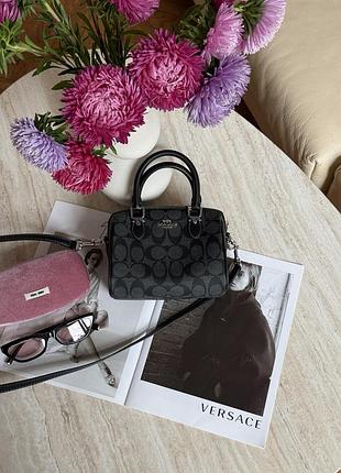 Coach bag in signature canvas s01116