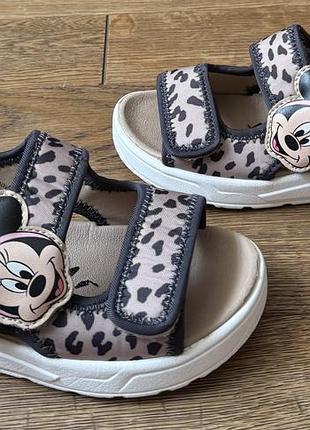 H&m minni mouse босоніжки, сандалі для дівчинки р.31 (19,5 см)