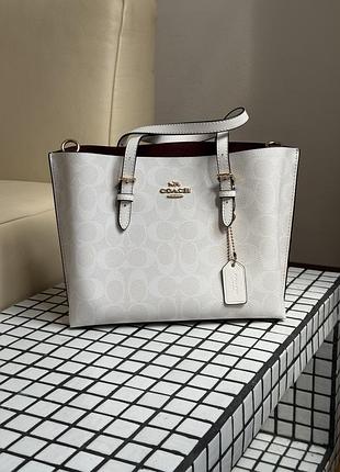 Сумка mollie tote 25 in signature canvas s01117