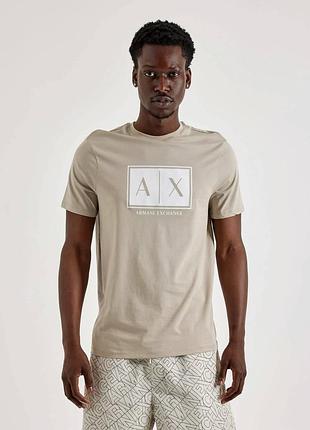 Футболка armani exchange с логотипом