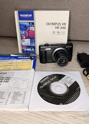 Цифровой фотоаппарат olympus vr-340 как новый😍