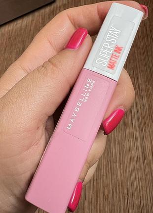 Maybelline new york superstay matte ink liquid lipstick  стійка рідка матова помада для губ