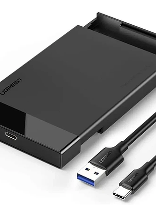 Зовнішня кишеня ugreen us221 usb 3.1 to 2.5' sata hard driver enclosure black