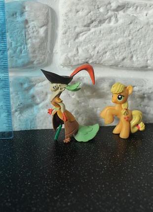 Колекційна фігурка капітана целаено (captain celaeno)  «my little pony у кіно» і фігурка епл джек