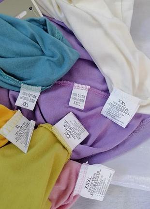 Бирюзовый майка на бретелях фасон боксерка размеры l xl 2xl 3xl 4xl состав коттон и полиэстер 3