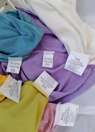 Желтый майка на бретелях фасон боксерка размеры l xl 2xl 3xl 4xl состав коттон и полиэстер 3