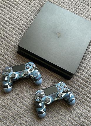Ps4 slim + 2 геймпади