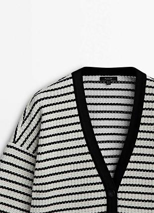 Кроп кардиган massimo dutti 2