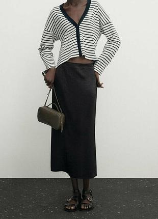 Кроп кардиган massimo dutti 3
