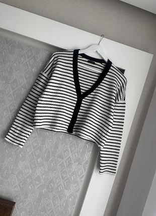 Кроп кардиган massimo dutti 6