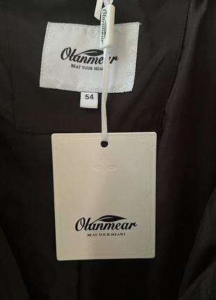 Зимовий чорний пуховик від olanmeat 5