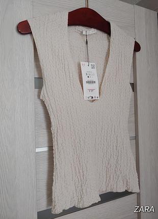 Новый топ жатка от zara 1+1=3🎁на все❗