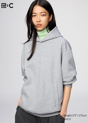 Унісекс худі uniqlo : c клер вайт келлер  щільна толстовка