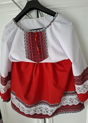 Вышиванка на девочку