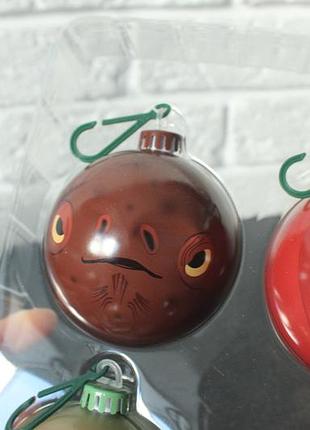 Набор из шести металлических елочных шаров star wars: return of the jedi bauble pack 6